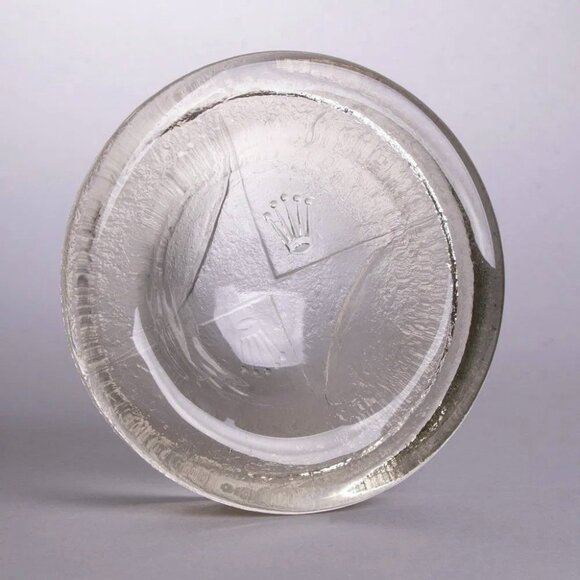 Rolex Prestige Crystal Ashtray 1970s - Picture 1 of 7